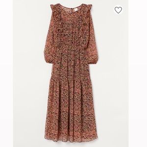 H&M | Long Tiered Dress